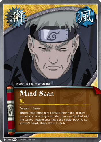 Mind Scan — Naruto CCG card j885