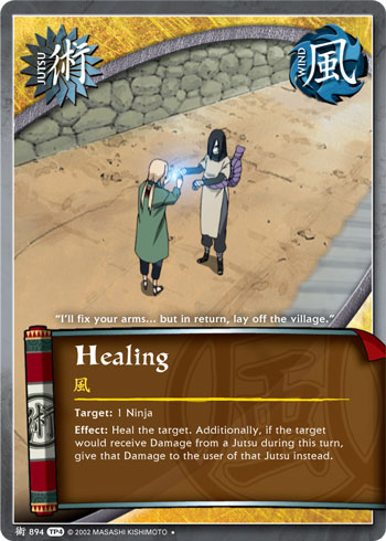 Healing — Naruto CCG card j894
