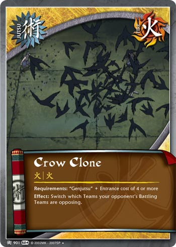 Crow Clone — Naruto CCG card j901