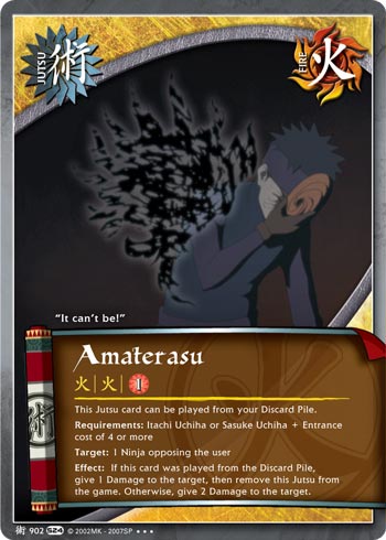 Amaterasu — Naruto CCG card j902