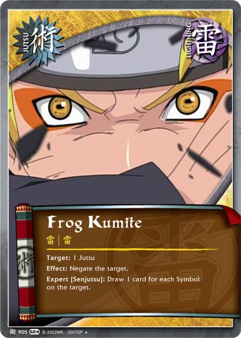Frog Kumite — Naruto CCG card j905