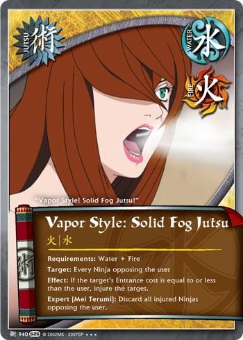 Vapor Style: Solid Fog — Naruto CCG card j940