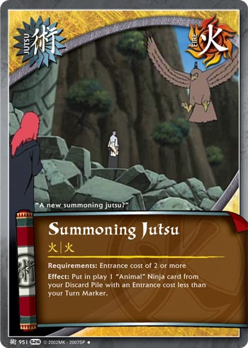 Summoning Jutsu — Naruto CCG card j951