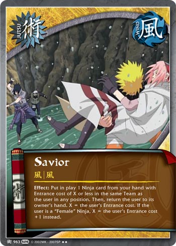 Savior — Naruto CCG card j963