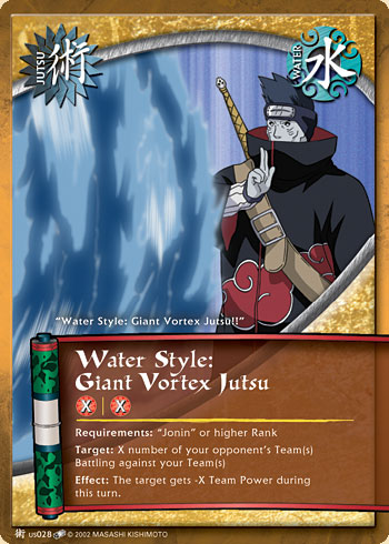 Water Style: Giant Vortex Jutsu Jus028 — jUS028