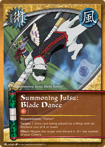 Summoning Jutsu: Blade Dance Jus040 — jUS040