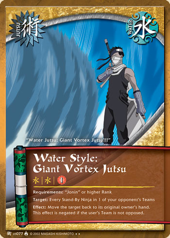 Water Style: Giant Vortex Jutsu Jus077 — jUS077