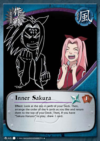 Inner Sakura — Naruto CCG card m015