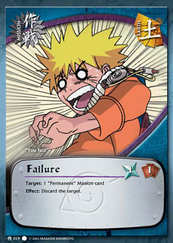 Failure — Naruto CCG card m019