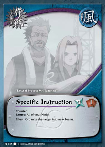 Specific Instruction — m037