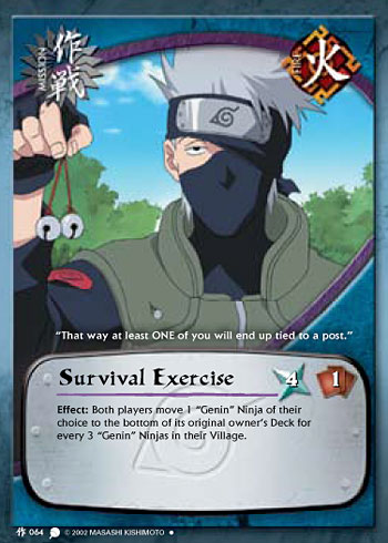 Survival Exercise — Naruto CCG card m064