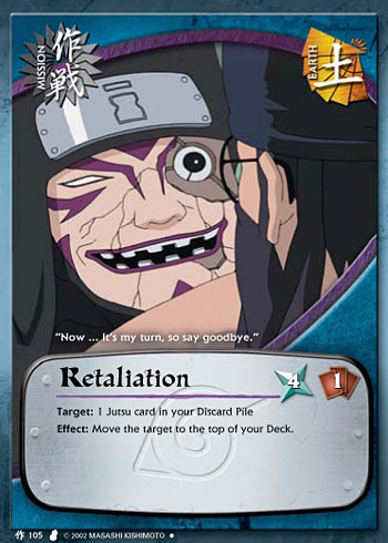 Retaliation — Naruto CCG card m105