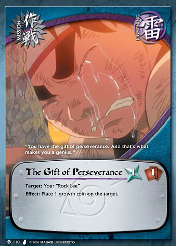 The Gift of Perseverance — m110