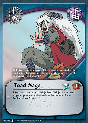 Toad Sage — Naruto CCG card m118