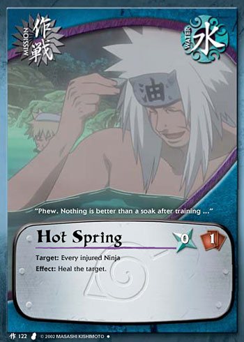 Hot Spring — Naruto CCG card m122