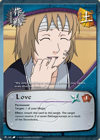 Love — Naruto CCG card m165