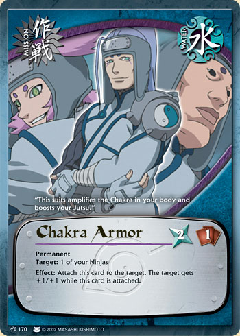 Chakra Armor — Naruto CCG card m170