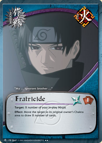 Fratricide — Naruto CCG card m178