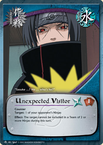 Unexpected Visitor — Naruto CCG card m181