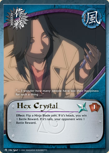 Hex Crystal — Naruto CCG card m184