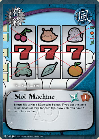 Slot Machine — Naruto CCG card m202