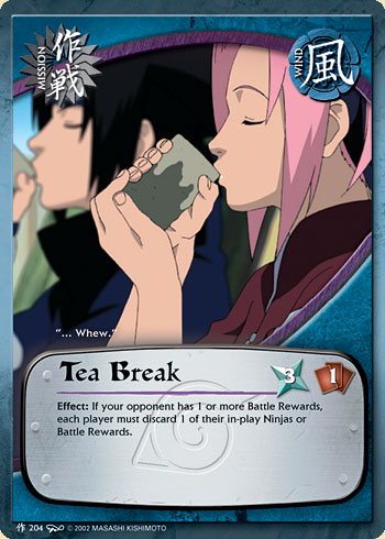 Tea Break — Naruto CCG card m204