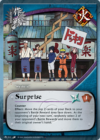 Surprise — Naruto CCG card m211