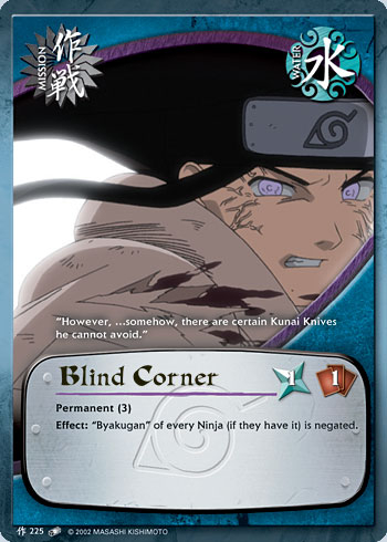 Blind Corner — Naruto CCG card m225