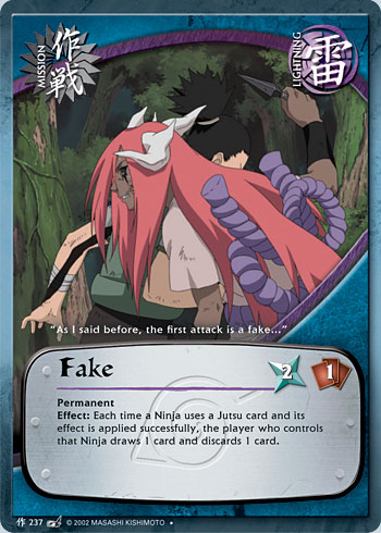 Fake — Naruto CCG card m237