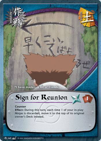 Sign for Reunion — m249
