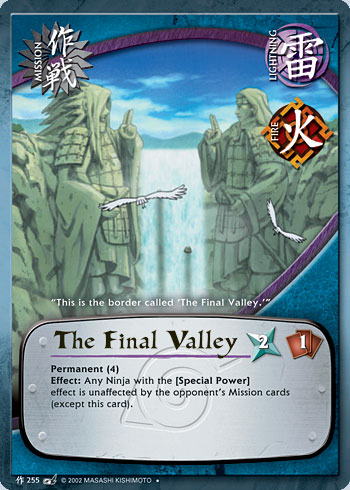The Final Valley — Naruto CCG card m255