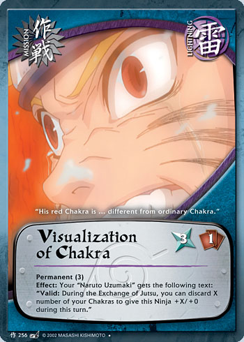 Visualization of Chakra — Naruto CCG card m256