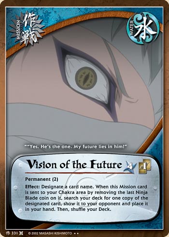 Vision of the Future — Naruto CCG card m331