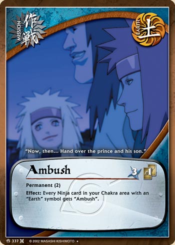Ambush — Naruto CCG card m337