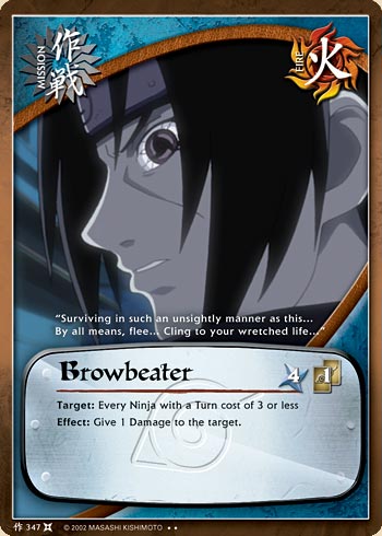 Browbeater — Naruto CCG card m347