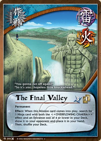 The Final Valley — Naruto CCG card m355