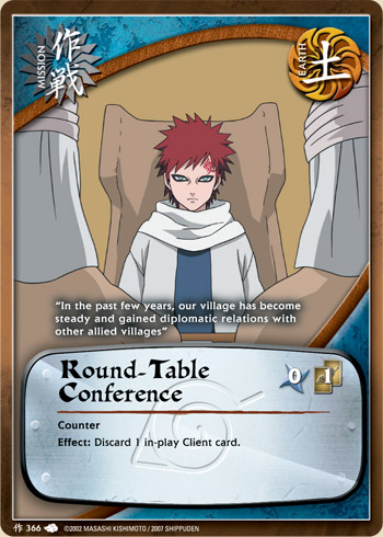 Round-Table Conference — Naruto CCG card m366
