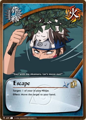 Escape — Naruto CCG card m409