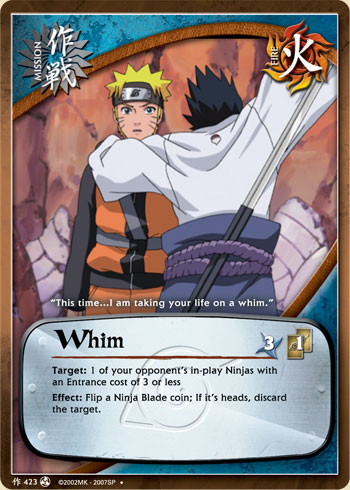 Whim — Naruto CCG card m423