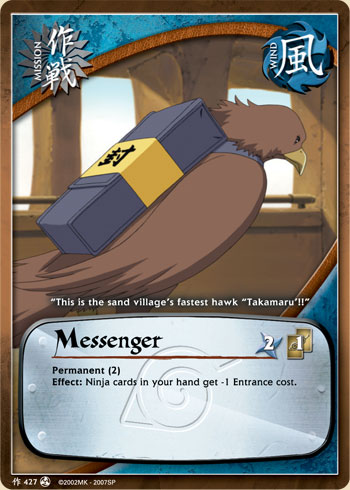 Messenger — Naruto CCG card m427