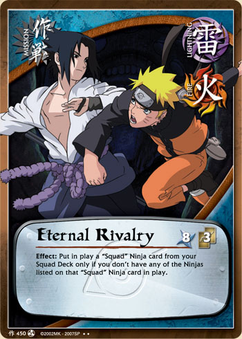 Eternal Rivalry — Naruto CCG card m450