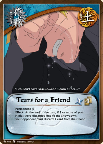 Tears for a Friend — Naruto CCG card m461