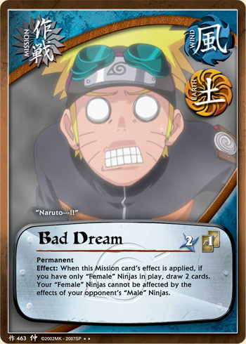 Bad Dream — Naruto CCG card m463