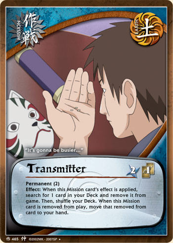 Transmitter — Naruto CCG card m465