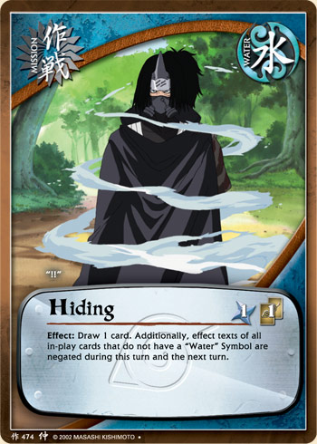 Hiding — Naruto CCG card m474