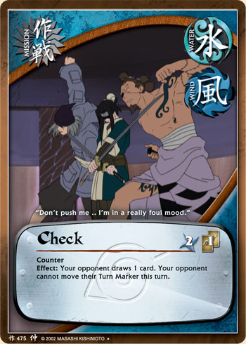 Check — Naruto CCG card m475