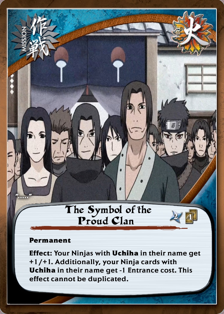 The Symbol of the Proud Clan — Naruto CCG card m5010