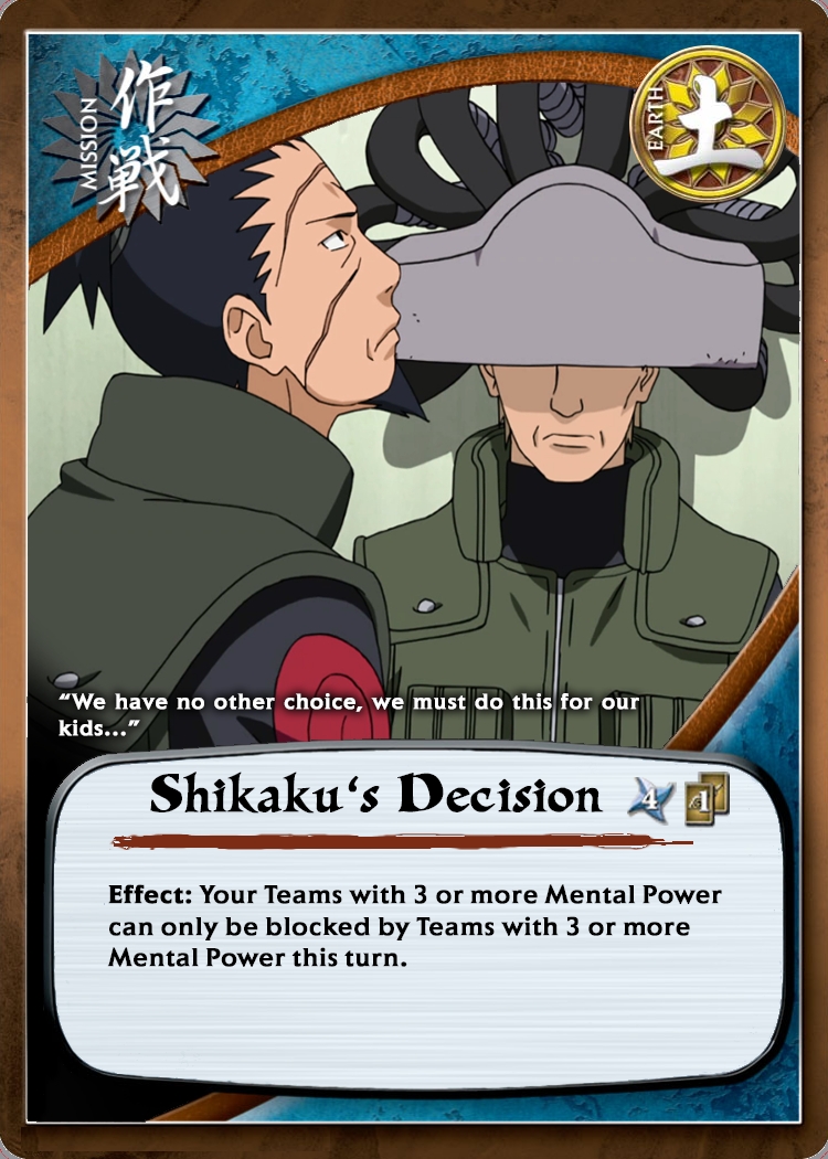 Shikaku's Decision — m5015