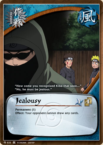 Jealousy — Naruto CCG card m533