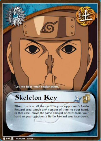 Skeleton Key — Naruto CCG card m597